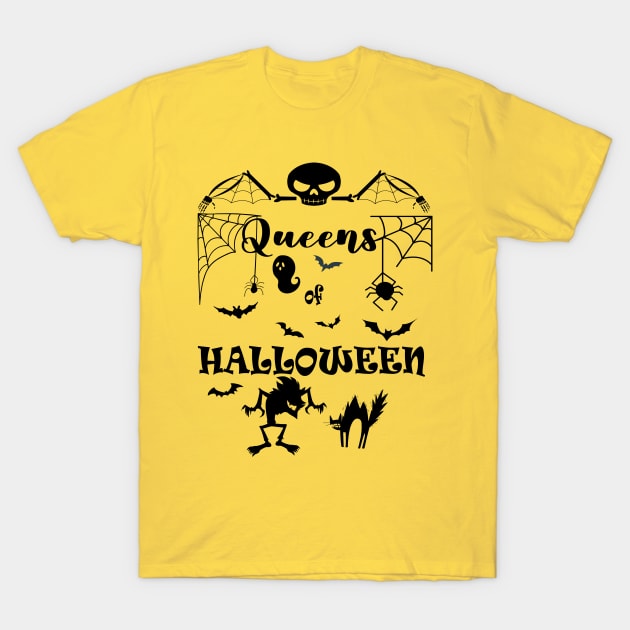 Queens of HALLOWEEN T-Shirt by care store